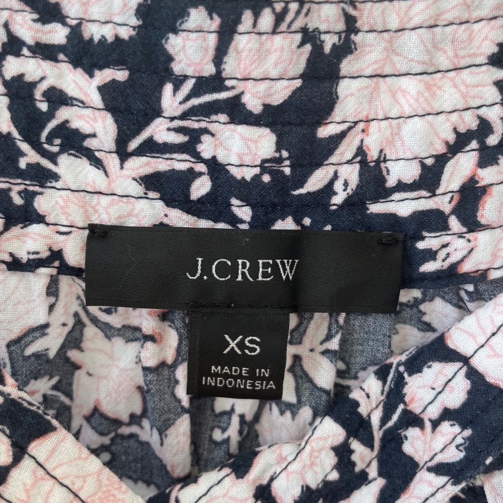 Jcrew Blockprint Ruffled Tank - Picture 3 of 4